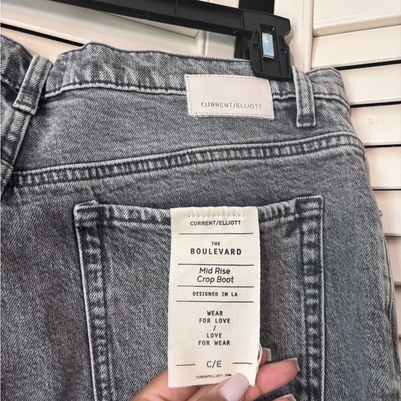 Current/Elliott Boulevard Bootcut Jean – Cropped Denim | Sz 31 - Picture 7 of 7